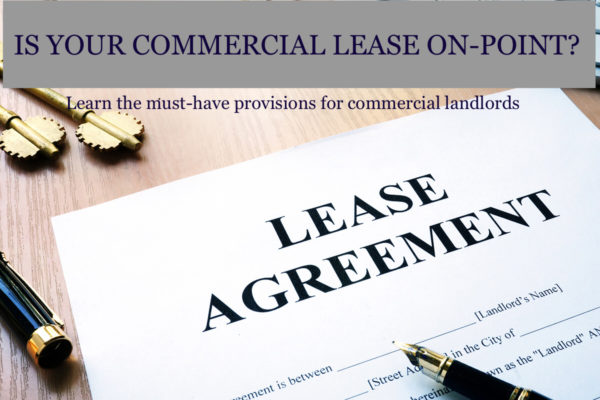 commercial lease provisions
